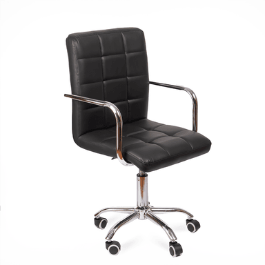 SILLA GIRATORIA ACOLCHADA CON REPOSABRAZOS PENI