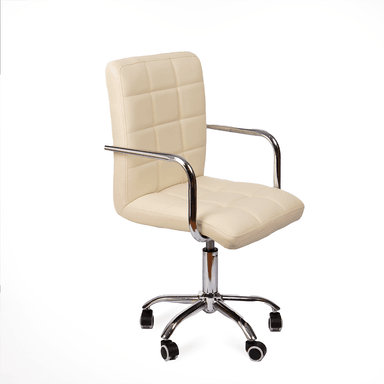 SILLA GIRATORIA ACOLCHADA CON REPOSABRAZOS PENI