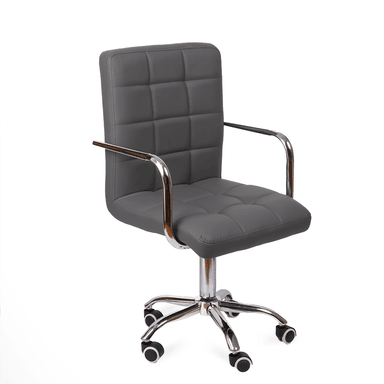 SILLA GIRATORIA ACOLCHADA CON REPOSABRAZOS PENI