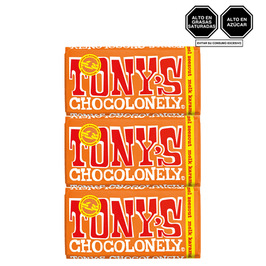 PACK X 3 PZAS CHOCOLATE CON LECHE Y CARAMELO Y SAL MARINA 32 %