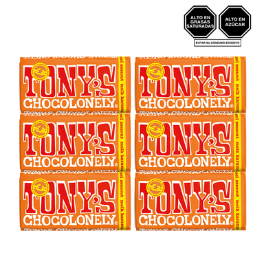 PACK X 6 PZAS CHOCOLATE CON LECHE Y CARAMELO Y SAL MARINA 32 %