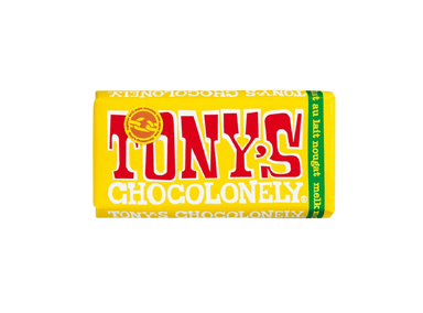 BARRA CHOCOLATE FERRAND 180 GR CON TURRÓN DE ALMENDRAS Y MIEL - TONY'S CHOCOLONELY - 1