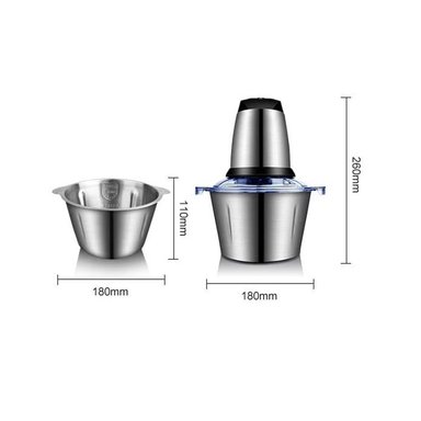 PICATODO ELÉCTRICO 850 W 2 VELOCIDADES S01019 ACERO INOX. - 2