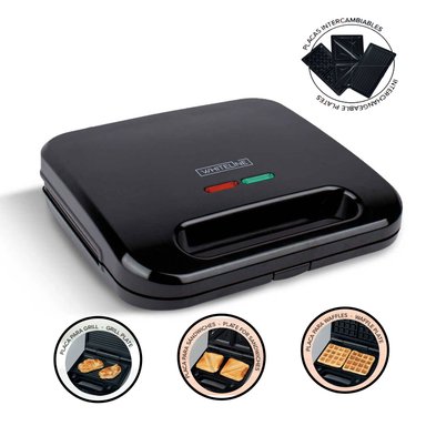 SANDWICHERA WHITELINE 22469802 PLACAS INTERCAMBIABLES 3 EN 1