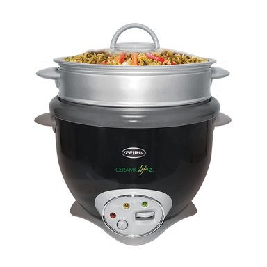 OLLA ARROCERA PRIMA RC1018D-BL 1.8 LITROS CERAMIC LIFE -NEGRO