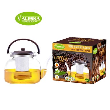 TETERA VL-VIO3 VIDRIO 3 L RESISTENTE AL CALOR TS. VALESKA