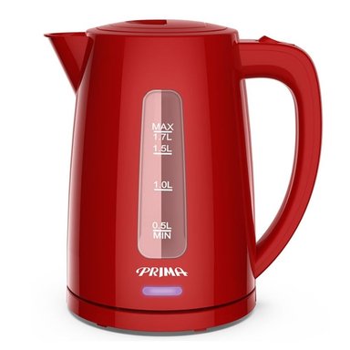 HERVIDOR ELÉCTRICO PRIMA KEP0301-PR 1.7 L 1850 WATTS ROJO