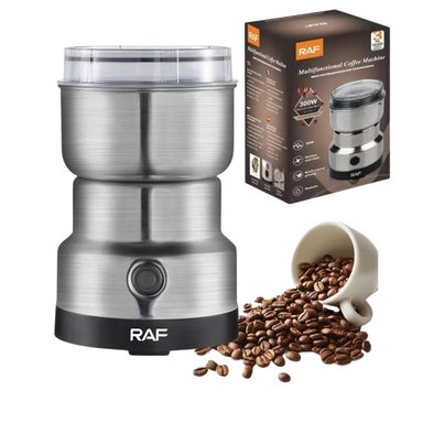 MOLINILLO ELÉCTRICO AUTOMÁTICO RAF R.7113 PLUS DE CAFÉ, GRANOS Y SEMILLA