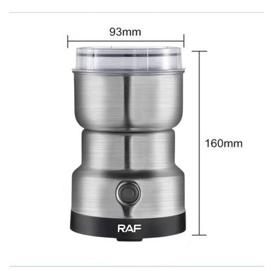 MOLINILLO ELÉCTRICO AUTOMÁTICO RAF R.7113 PLUS DE CAFÉ, GRANOS Y SEMILLA - 2