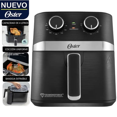 FREIDORA DE AIRE OSTER CKSTAF401MDF 4L MANUAL DIAMONDFORCE - 4