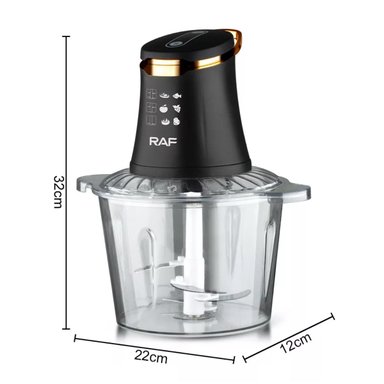 PROCESADOR DE ALIMENTOS R.7041 3 LTS - 800W NEGRO - 3