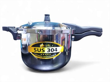 OLLA A PRESIÓN ROSMANIA DE ACERO QUIRURGICO 7 LITROS AP-907 AC