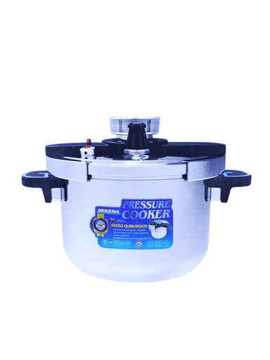 OLLA DE PRESIÓN BK-K80L BRIKENIA PLATEADO