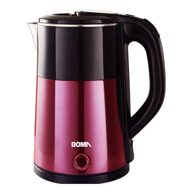 HERVIDOR DE METAL 2LTS. BOMBA DE 1500 WATTS BM-1403 - ROJO