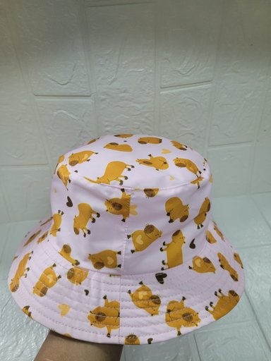 GORRO CAPIBARA NIÑOS ROSADO