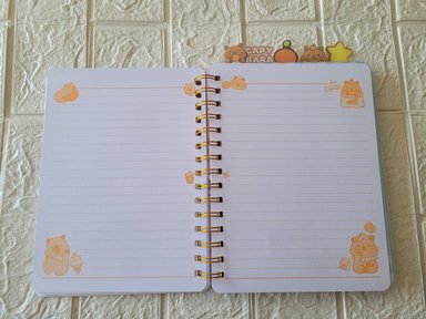 CUADERNO CAPIBARA ANILLADO PASTA HOLOGRAFICA - 4