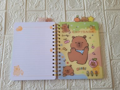CUADERNO CAPIBARA ANILLADO PASTA HOLOGRAFICA - 5