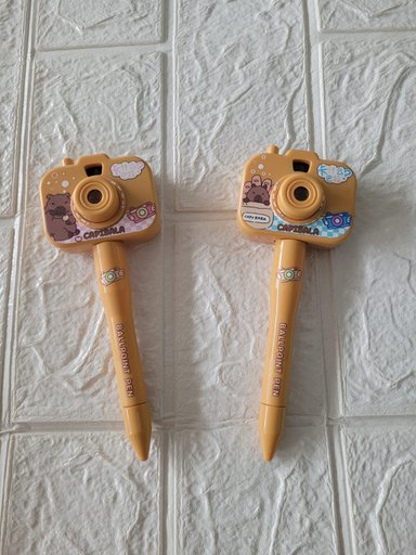 LAPICEROS CON CAMARA PROYECTORA DE CAPIBARA