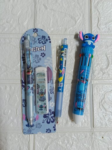 PACK STITCH DE LAPICEROS - AZUL