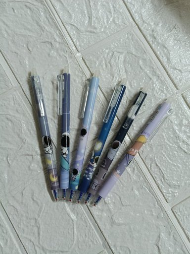 SET DE 6 LAPICEROS BORRABLES DE ASTRONAUTAS