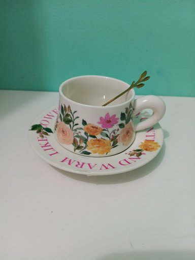 TAZA VINTAGUE CON PLATITO 1