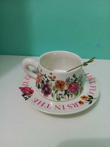 TAZA VINTAGUE CON PLATITO 2