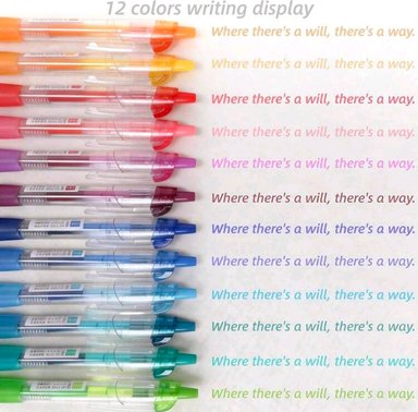 SET DE 12 LAPICEROS TINTA GEL MULTICOLOR - 2