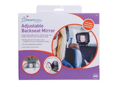 ESPEJO RETROVISOR DREAMBABY AJUSTABLE PARA ASIENTO POSTERIOR - 6