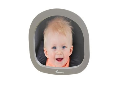 ESPEJO RETROVISOR DREAMBABY AJUSTABLE PARA ASIENTO POSTERIOR GRIS