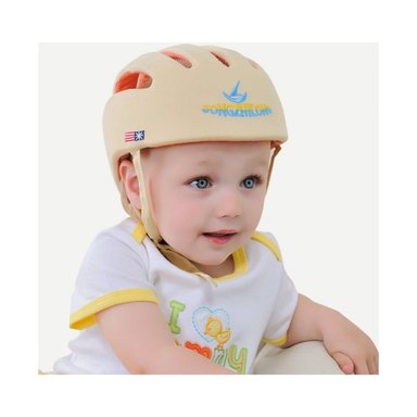 CASCO PROTEGE TU BEBE PROTECCIÓN HEADGUARD BEIGE PARA BEBÉ