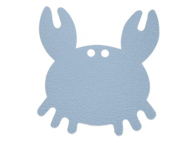 BANDAS ANTIDESLIZANTES DREAMBABY PARA BAÑERA F128 HEAT ALERT AZUL ACERO PACK DE 10 - 4