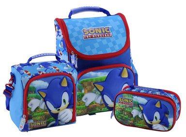SET MOCHILA SCOOL AZUL PICK ERIZO MODELO MAGIC ESCOLAR PARA NIÑOS