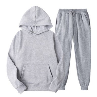 CONJUNTO ALGODÓN YANSUS GRIS POLERA + BUZO