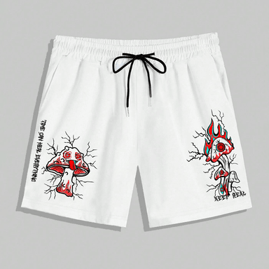 SHORT HOMBRE YANSUS ALGODON ESTAMPADO HONGO - 1