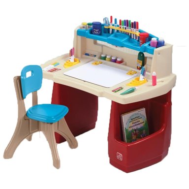 ESCRITORIO PARA NIÑOS STEP 2 DE LUJO MULTICOLOR