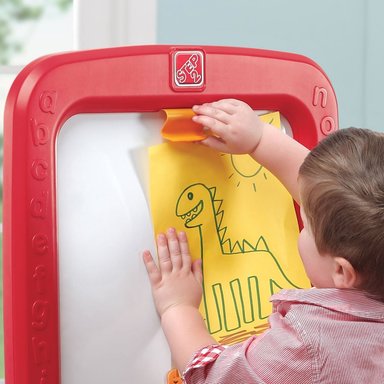 PIZARRA STEP2 ARTE NIÑOS ROJO DOS 105 X 56 CM - 2