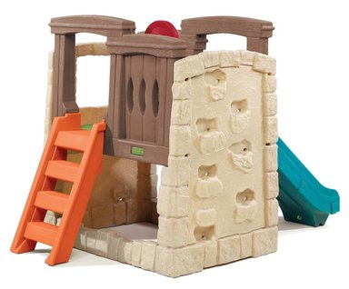 JUEGO STEP2 EXTERIOR MURO ESCALADOR Y RESBALADERA MULTICOLOR - 1