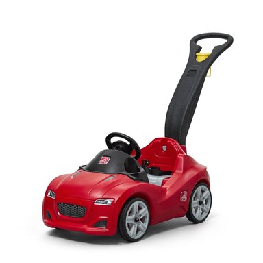 CARRITO PARA NIÑOS STEP 2 DEPORTIVO ROJO CON GUIADOR - 1