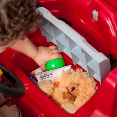 CARRITO PARA NIÑOS STEP 2 DEPORTIVO ROJO CON GUIADOR - 2