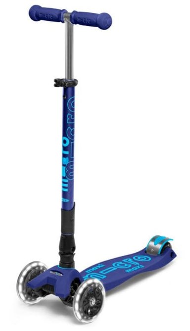 SCOOTER MAXI MICRO DELUXE FOLDABLE LED AZUL NAVY - 1