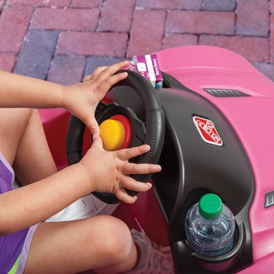 VEHÍCULO STEP2 CARRITO DEPORTIVO ROSADO AUTO PARA NIÑAS - 4