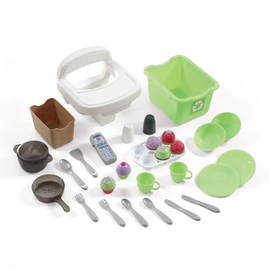 COCINITA STEP2 PARA NIÑAS  MINI CHEF ROSADA - 4