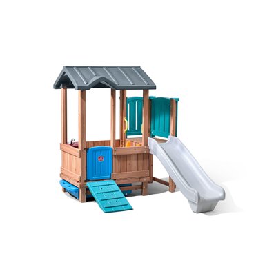 CASITA BOSQUE DE AVENTURAS CON RESBALADERA - CASA DE JUEGOS PARA NIÑOS - 2