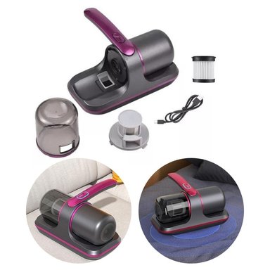 ASPIRADORA INALÁMBRICO INALÁMBRICA MANO ANTI ÁCAROS CON LUZ UV - 2