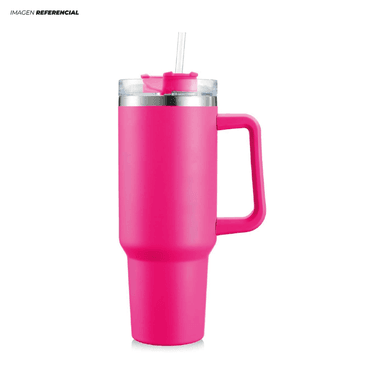 TERMO PERSONAL ESTILO TOMA-TODO DE 1000 ML FUCSIA