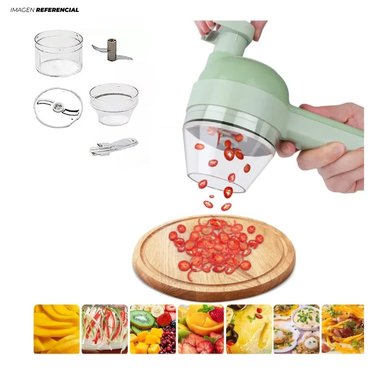 PICADOR ELÉCTRICO RALLADOR PARA ALIMENTOS CORTADOR MULTIUSO