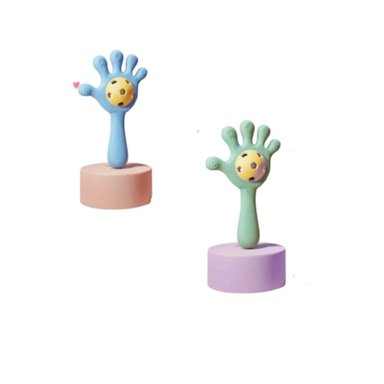 MORDEDOR Y SONAJERO DE MANITOS PARA NIÑO