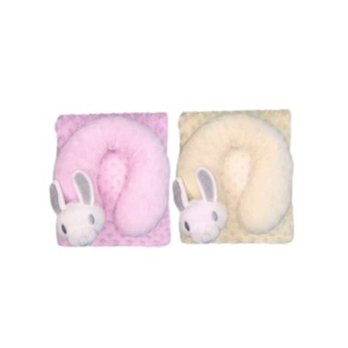 ALMOHADA Y MANTA CON DISEÑO DE CONEJO PARA NIÑA