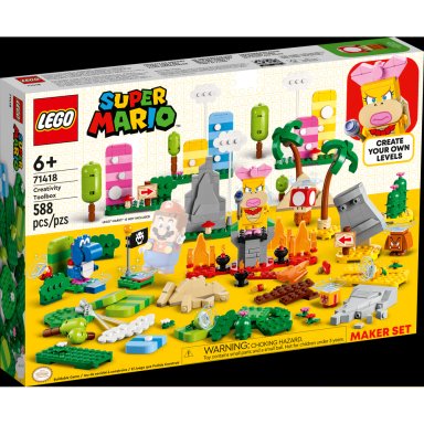 BLOQUES CONSTRUCCIÓN LEGO SUPER MARIO CREATIVITY TOOLBOX MAKER SET 71418 CREA TUS PROPIOS NIVELES CON FIGURAS 588 PIEZAS - 1