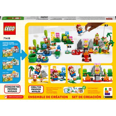 BLOQUES CONSTRUCCIÓN LEGO SUPER MARIO CREATIVITY TOOLBOX MAKER SET 71418 CREA TUS PROPIOS NIVELES CON FIGURAS 588 PIEZAS - 4